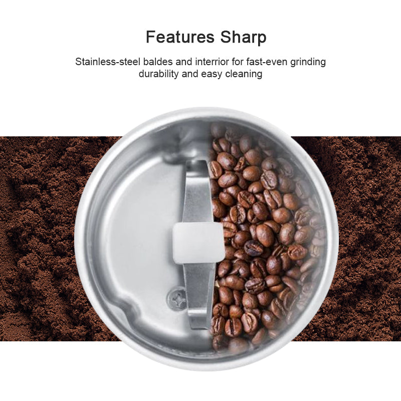 Nuts Beans Spices Blender Grains Grinder Machine Electric Coffee Grinder  For Home Kitchen Coffee Chopper Blades EU/US/UK Plug