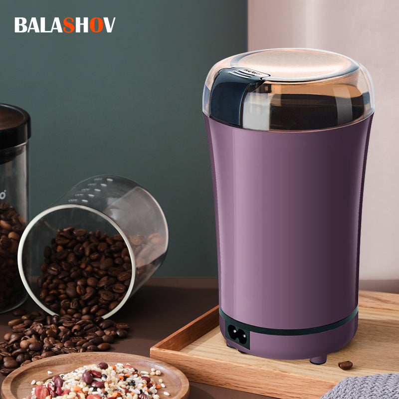 Electric Coffee Grinder Stainless Steel Blade Herb Nuts Crusher Powder Mill  Grains Chopper Cafe Beans Spices Grinding Machine EU